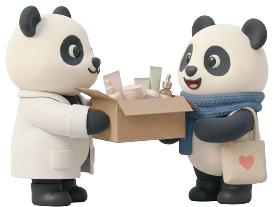 Gaston remet un carton à une association